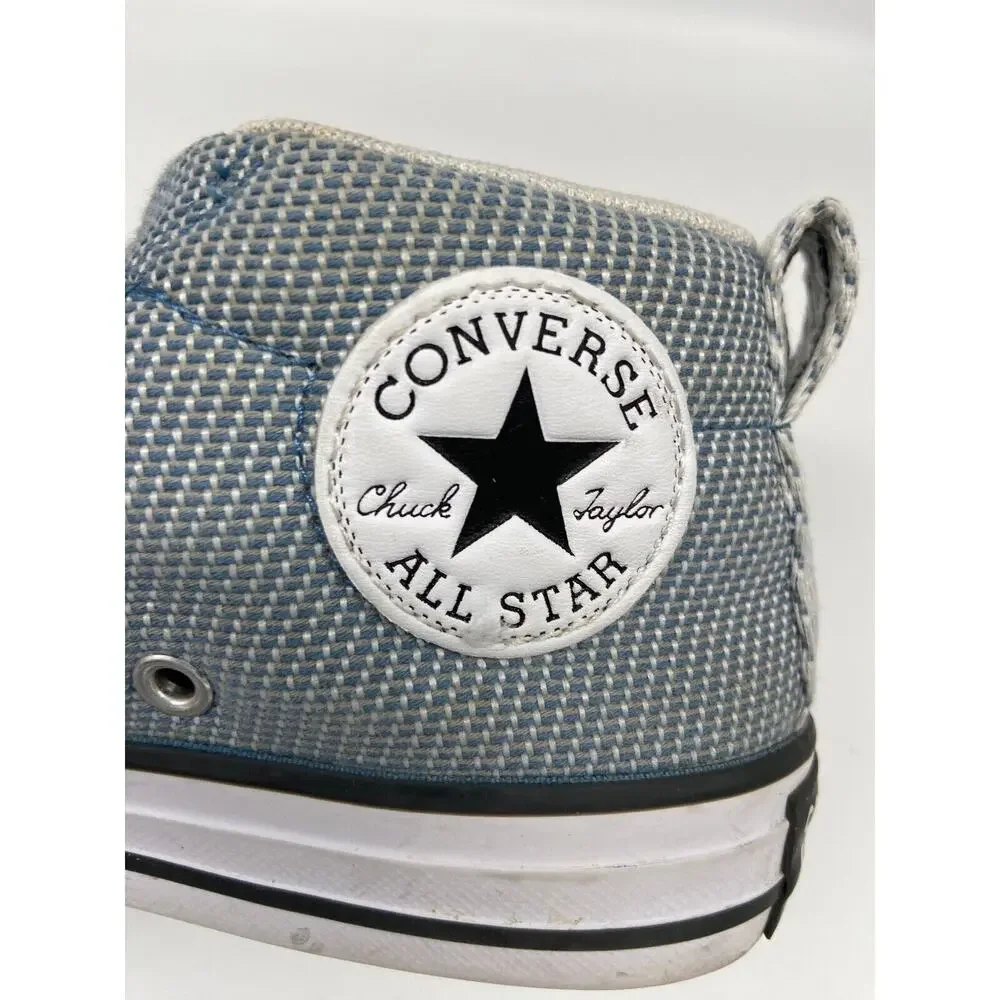 Converse Chuck‎ Taylor Youth Sz 1 All Star High Top Sneakers Unisex Gray/White